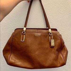 COACH brown handbag
